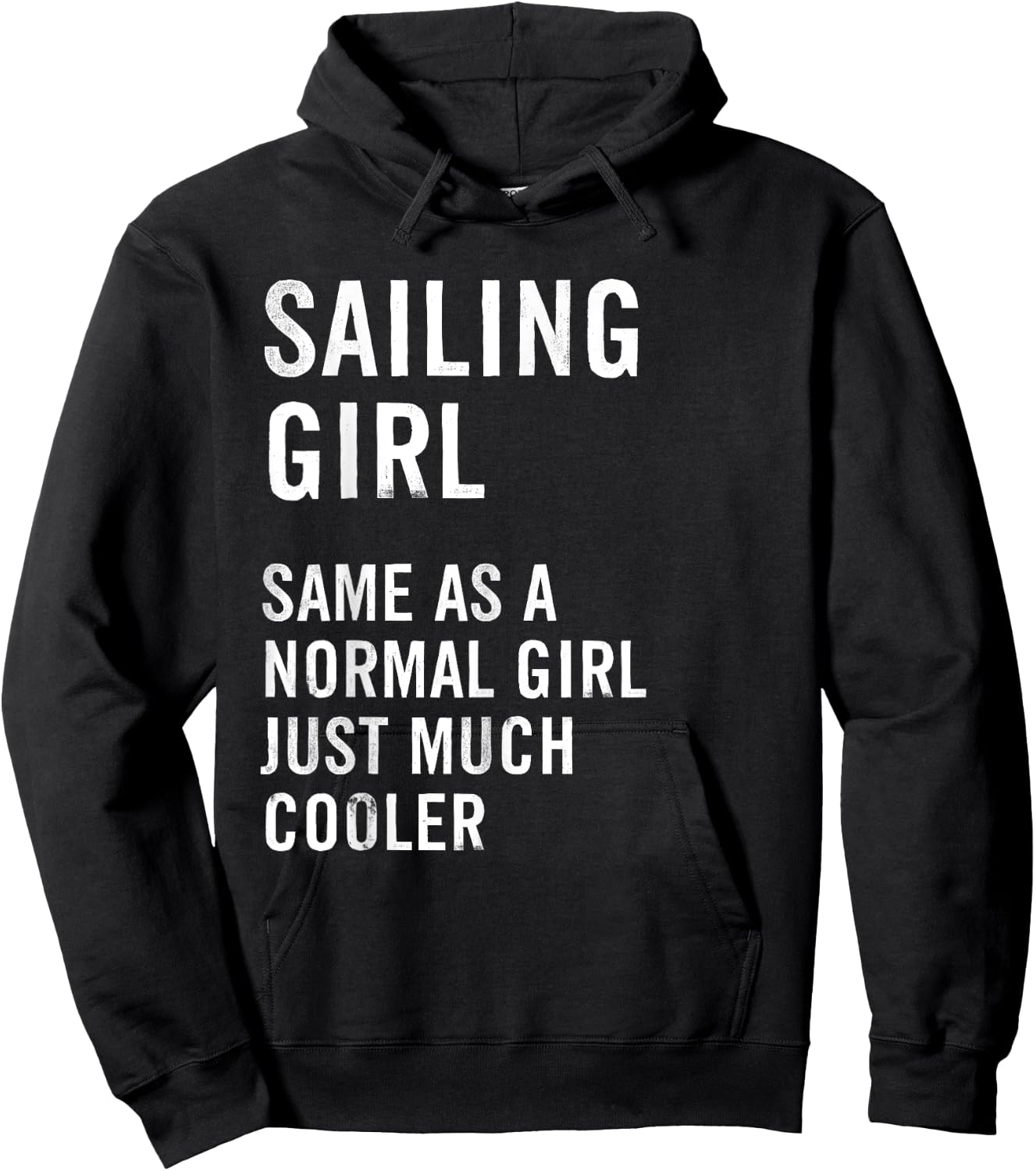 Sailing Girl Definition Funny Hoodie - Hoodie | Black