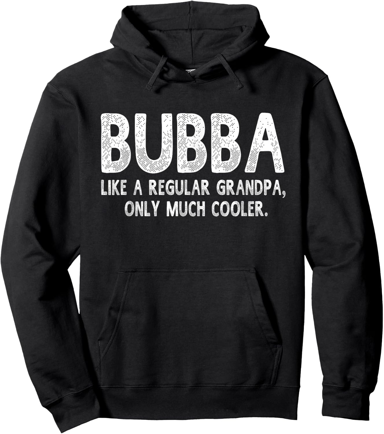 Bubba Definition Funny Grandpa Fathers Day Gift Papa Hoodie - Hoodie | Black