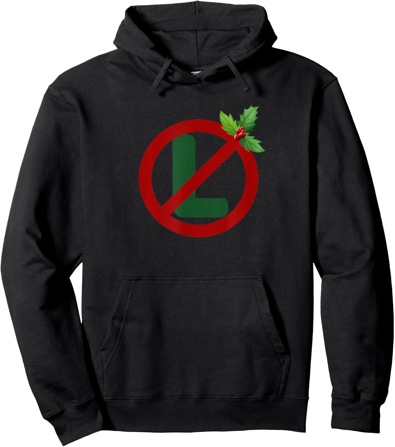 No L Noel Christmas Hoodie - Hoodie | Black