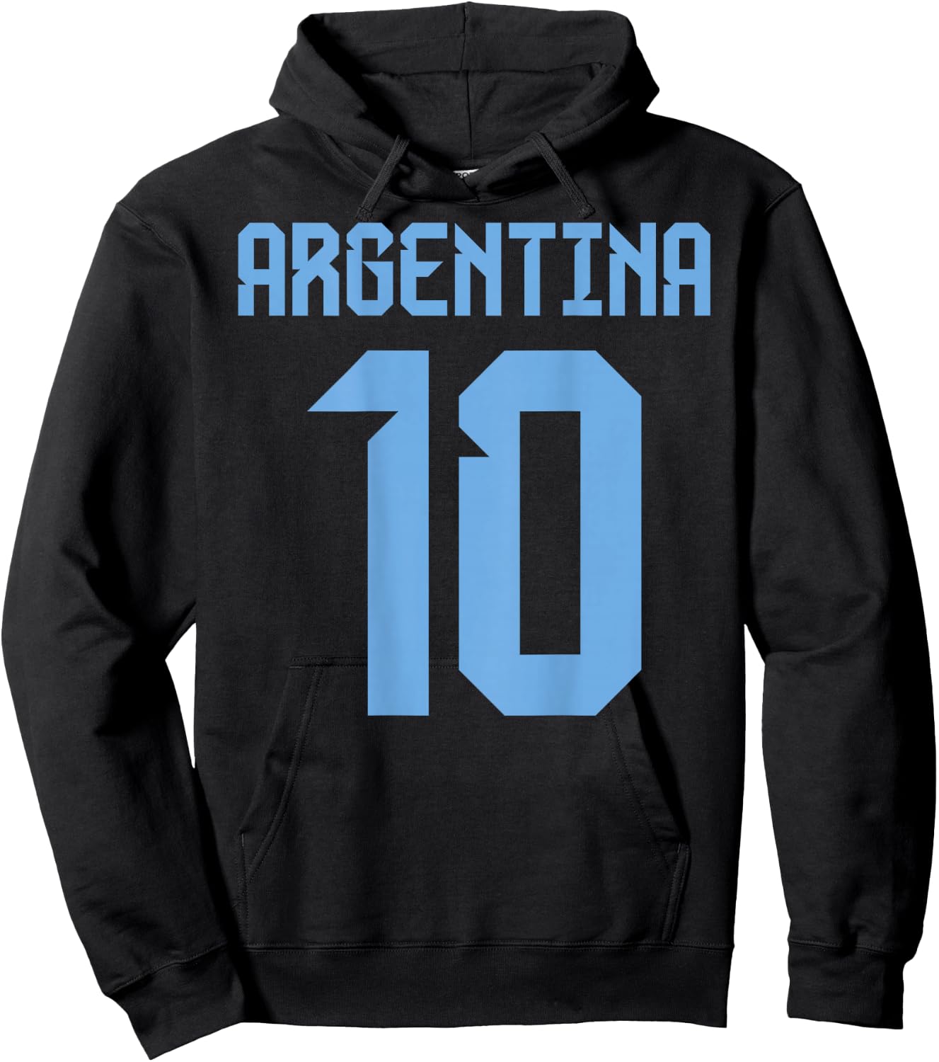 Argentina Argentinian national flag Soccer Jersey Football Hoodie - Hoodie | Black
