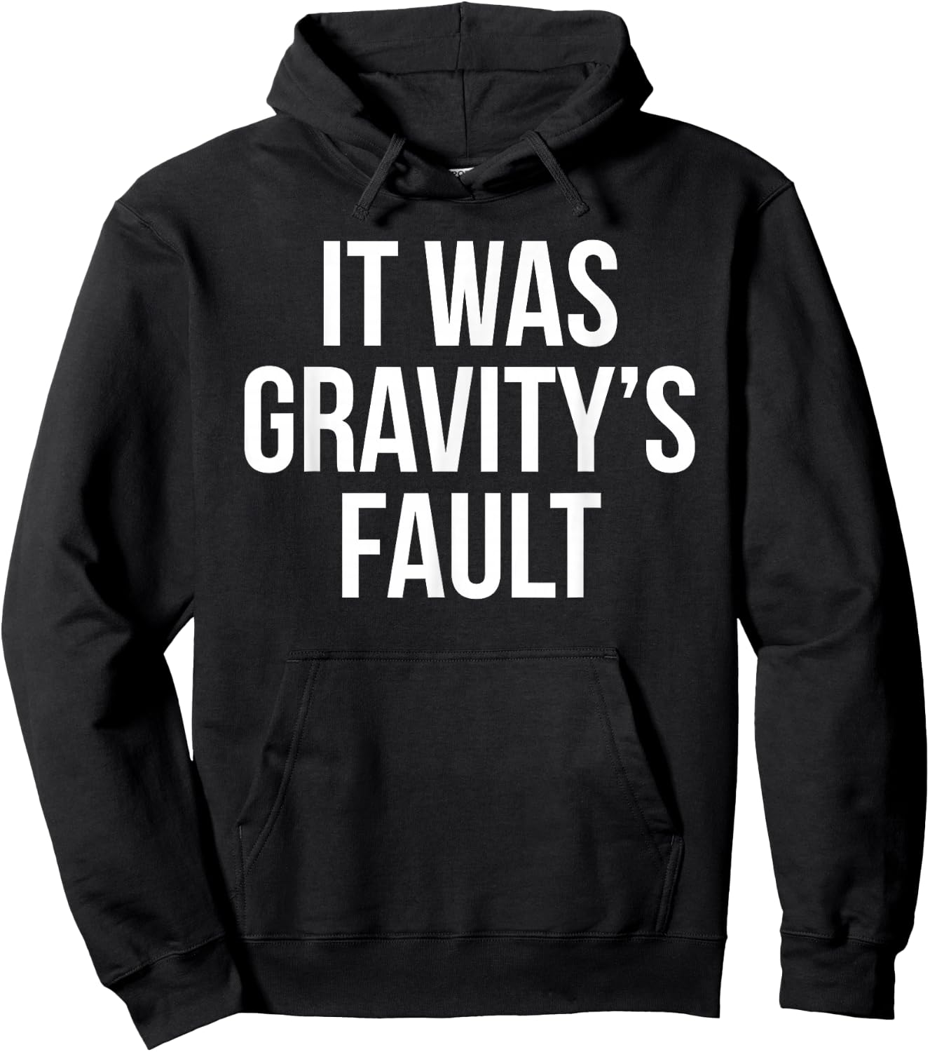 It was Gravity's Fault - Broken Bone Gift Hoodie - Hoodie | Black