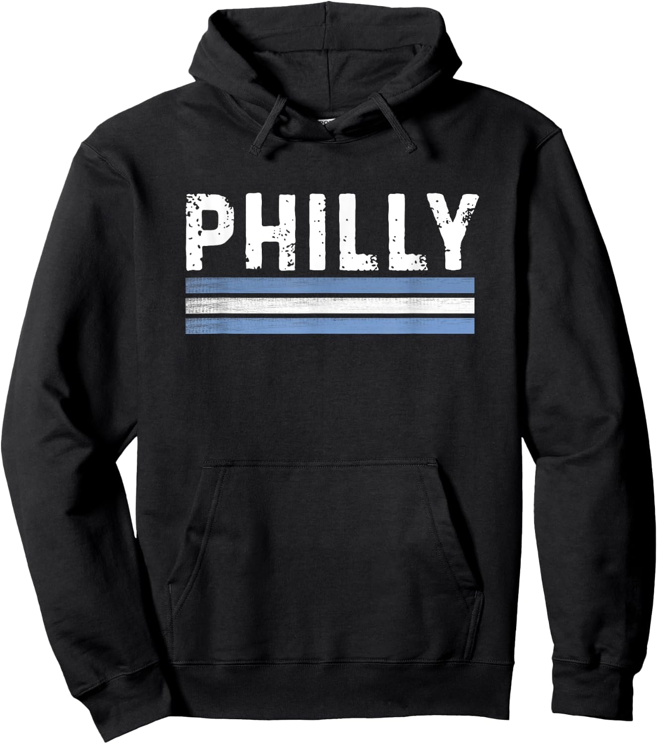 Philly Retro Vintage Philadelphia Pennsylvania Tourism Gift Hoodie - Hoodie | Black