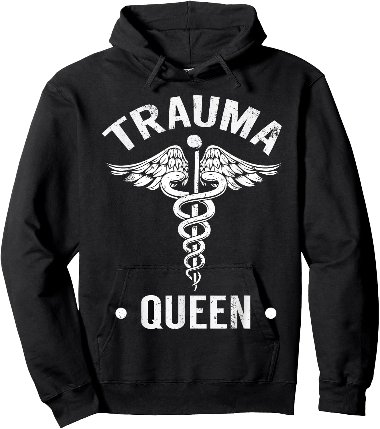I'm Such A Trauma Queen Funny Hoodie - Hoodie | Black