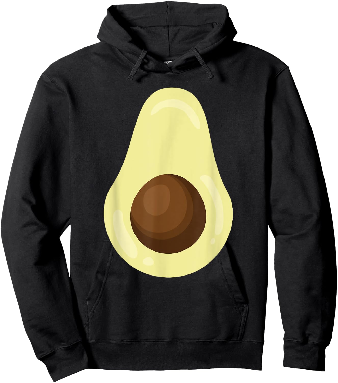 Avocado Lazy Halloween Easy Costume Funny Halloween Party Hoodie - Hoodie | Black