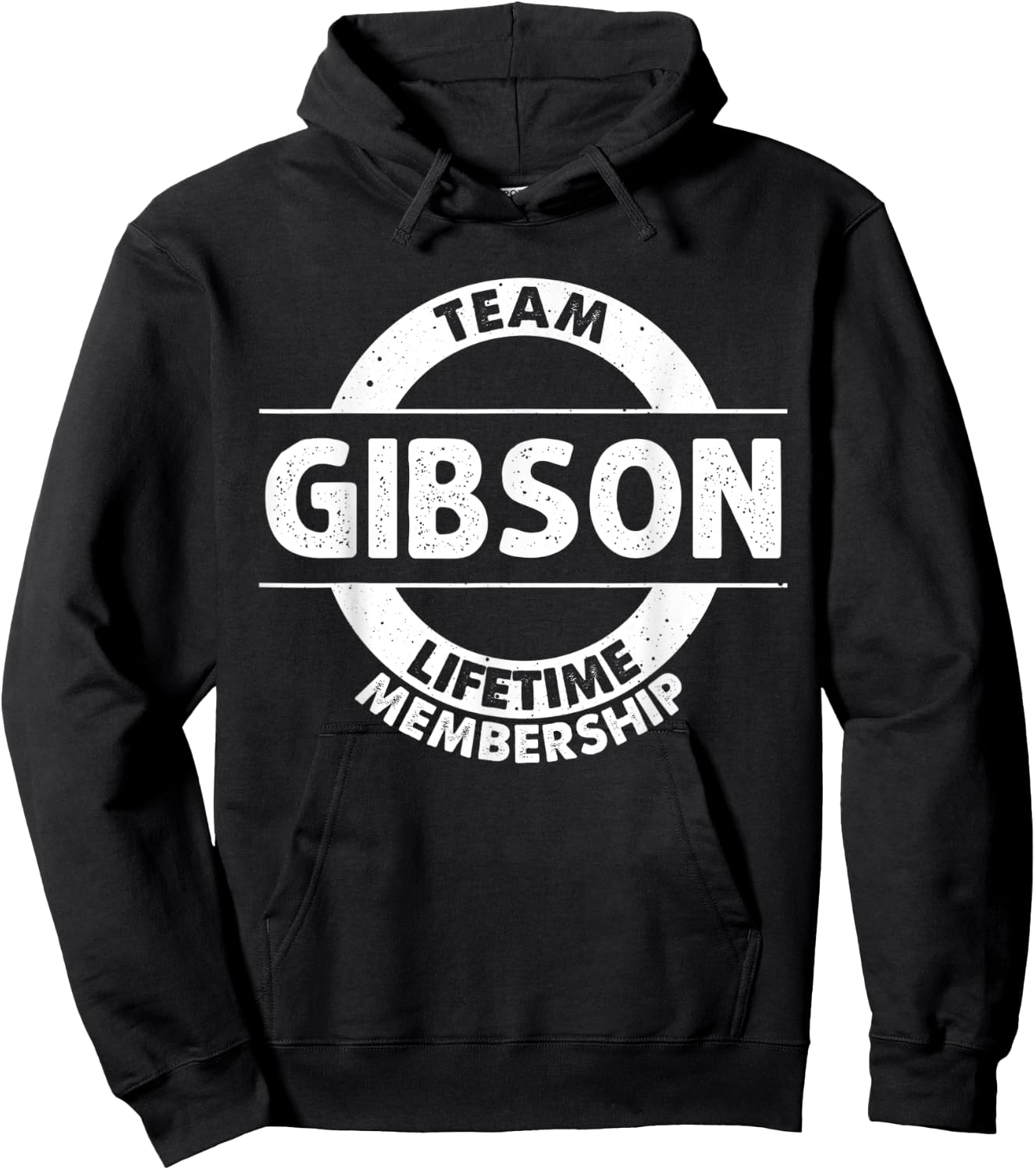 GIBSON Gift Funny Surname Family Tree Birthday Reunion Idea Hoodie - Hoodie | Black