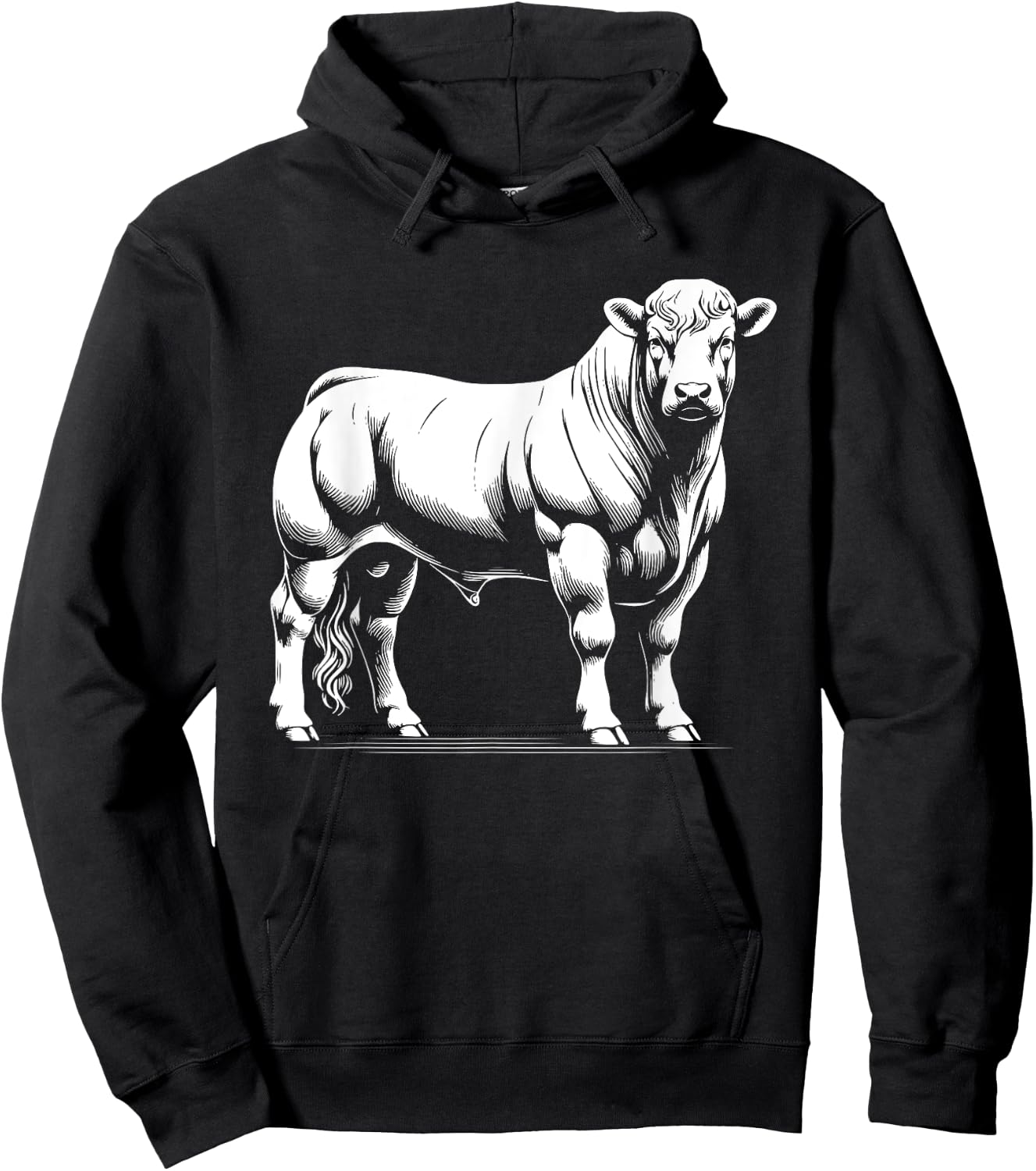 Éleveur de vaches - Monochromatique Charolais Hoodie - Hoodie | Black