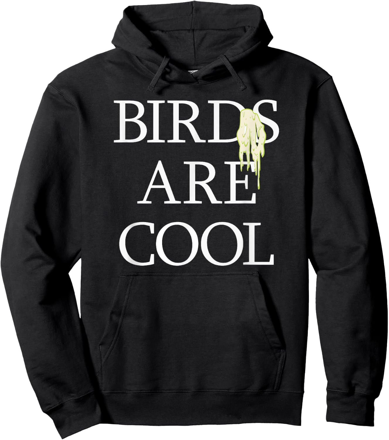 Birds Are Cool Poop Bird Watching Hoodie - Hoodie | Black