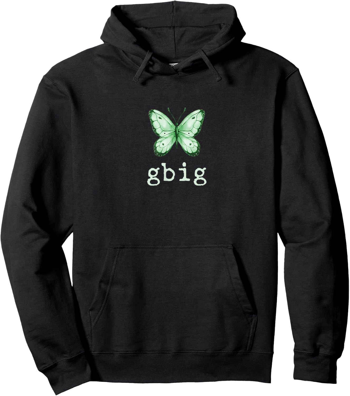GBig Butterfly Sorority Reveal Big Little for Lil Sister Hoodie - Hoodie | Black