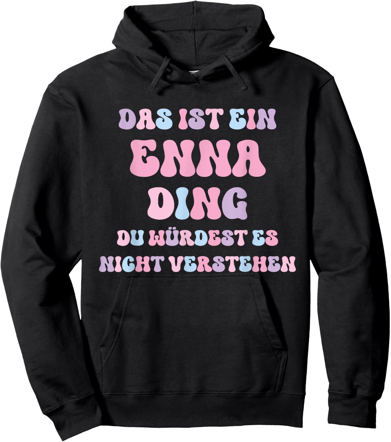 Enna Lustiger Spruch Vorname Name Geburtstag Geschenk Hoodie - Hoodie | Black