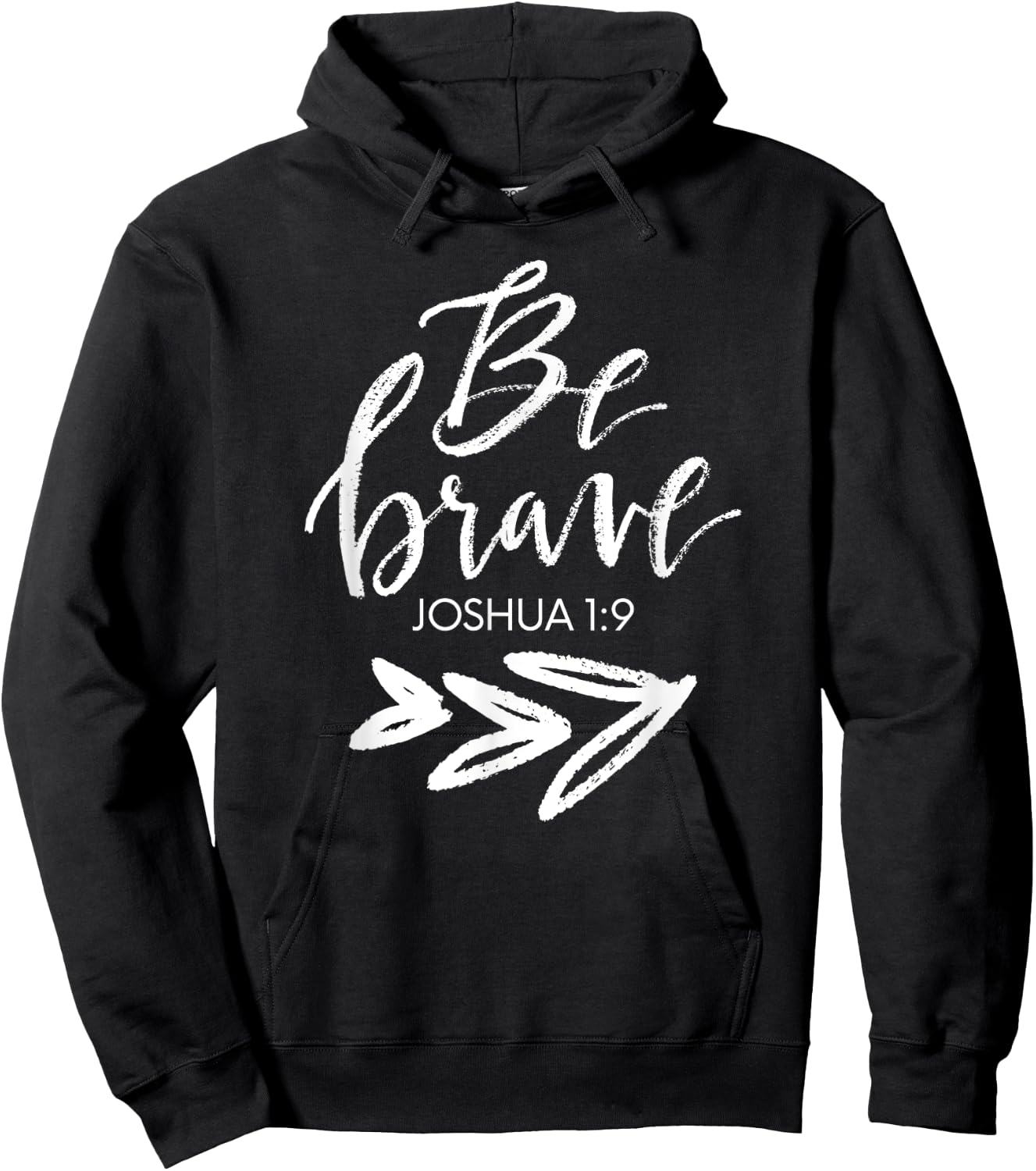 Cool Be Brave Inspirational Men Women Gift Hoodie - Hoodie | Black