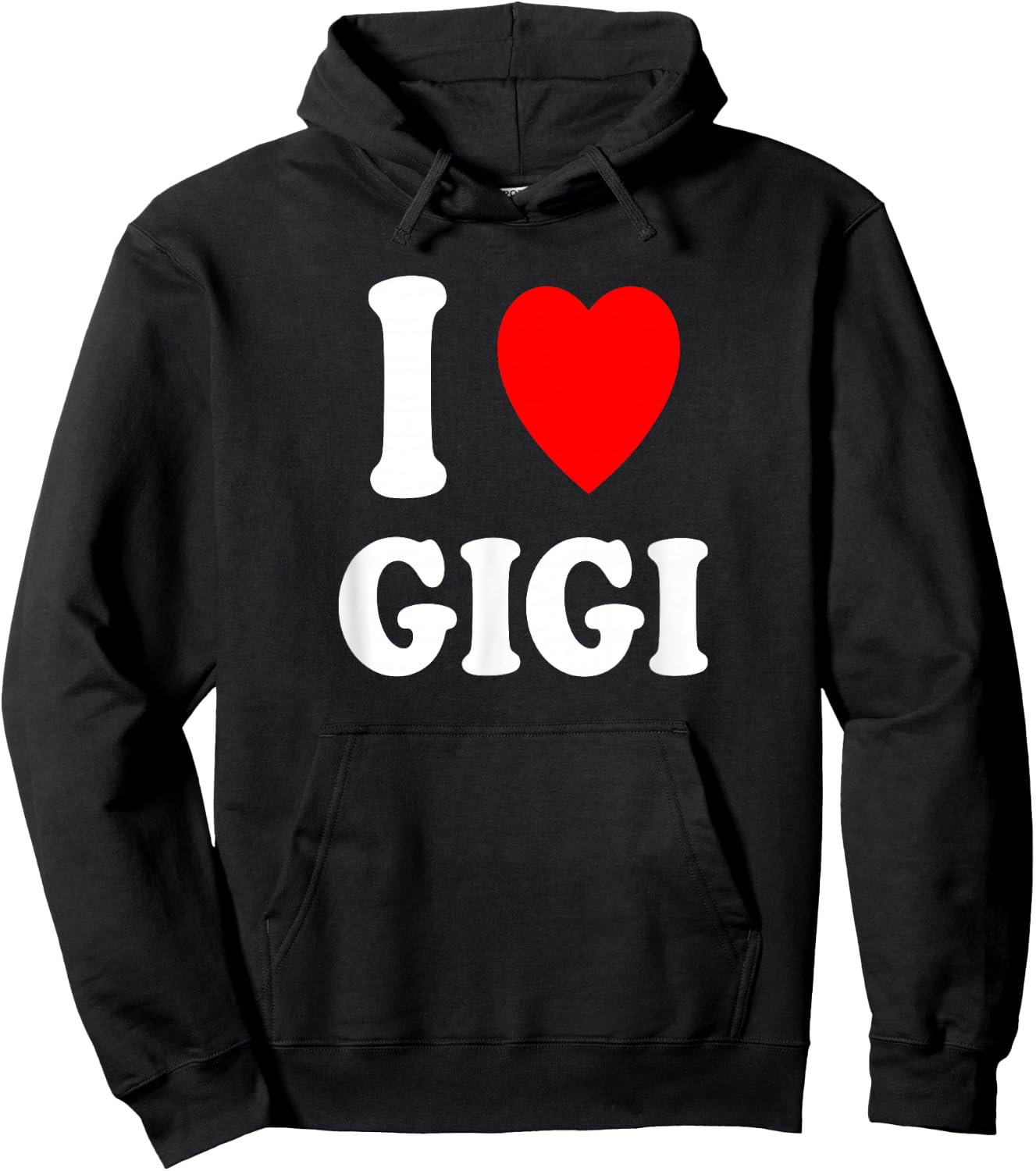 I Heart (Love) Gigi Cute Matching Couple Spouse Hoodie - Hoodie | Black