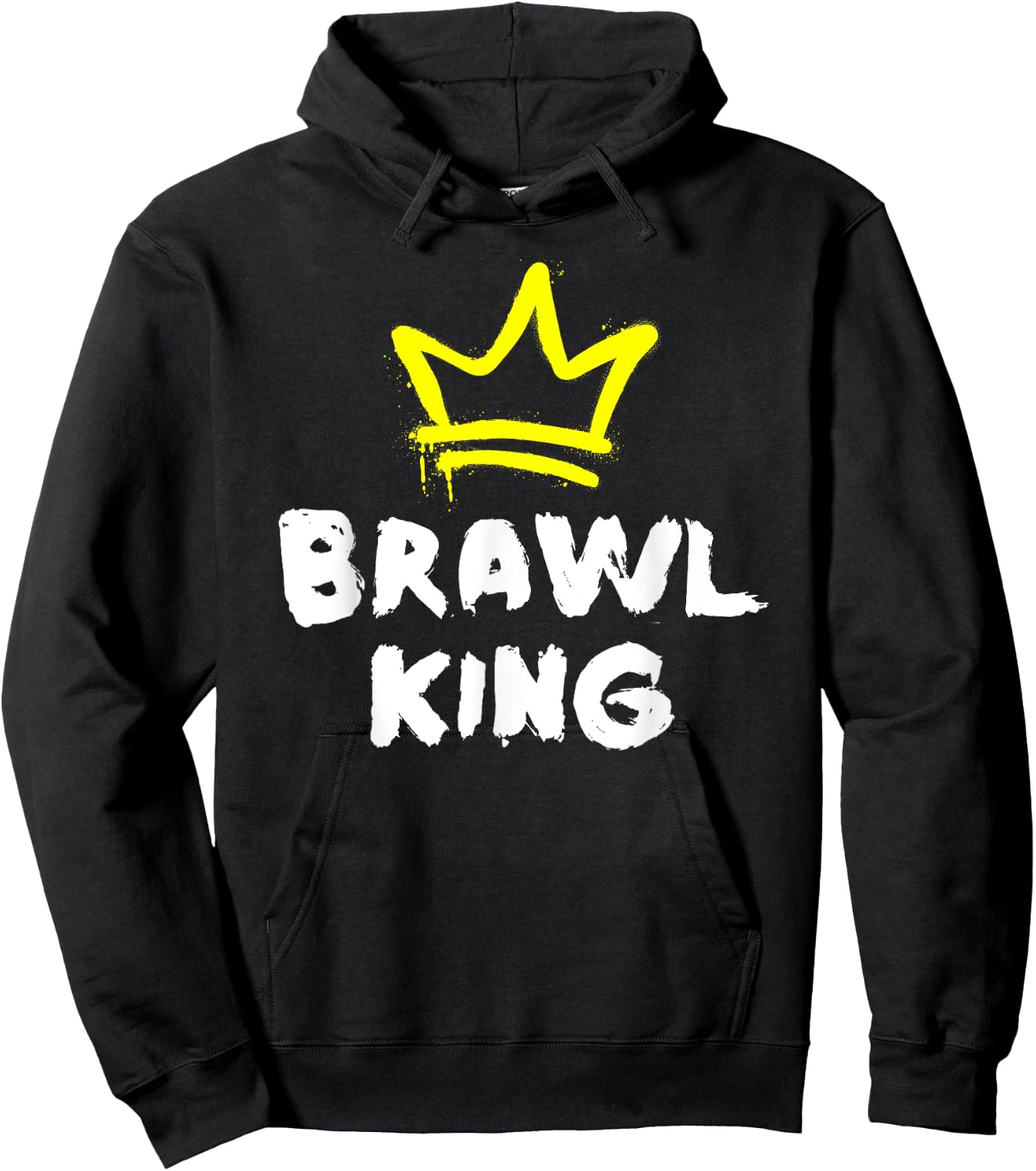 Brawl King Gamer Gaming Brawler Brawl , black Hoodie - Hoodie | Black
