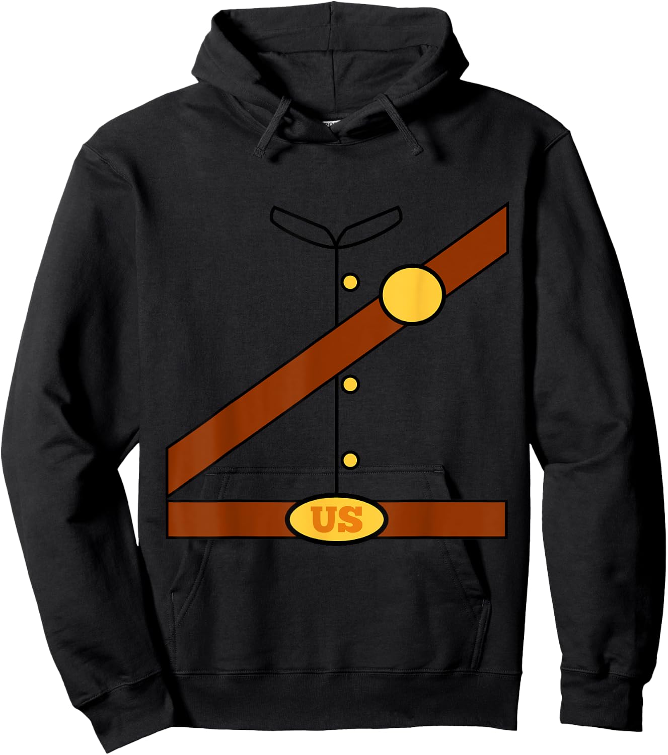 Union Soldier Costume Halloween Civil War Men Women Kids Hoodie - Hoodie | Black