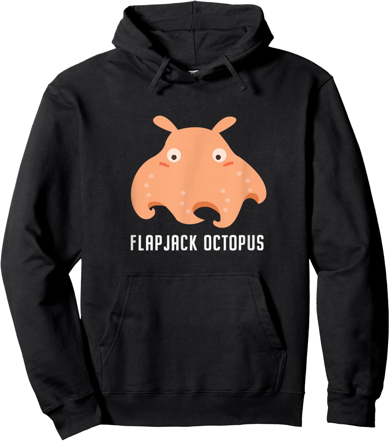 Flapjack Octopus flapjack devilfish sea animal cute funny Hoodie - Hoodie | Black