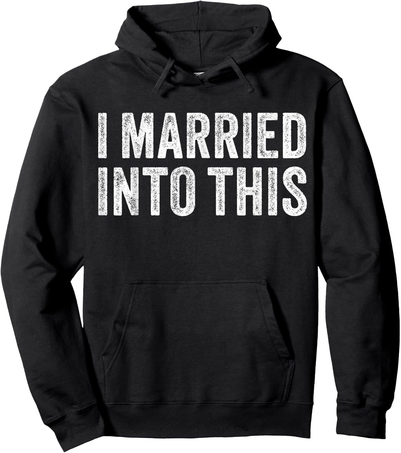 I Married Into This Funny Sister-In-Law Wedding Photo Funny Hoodie - Hoodie | Black