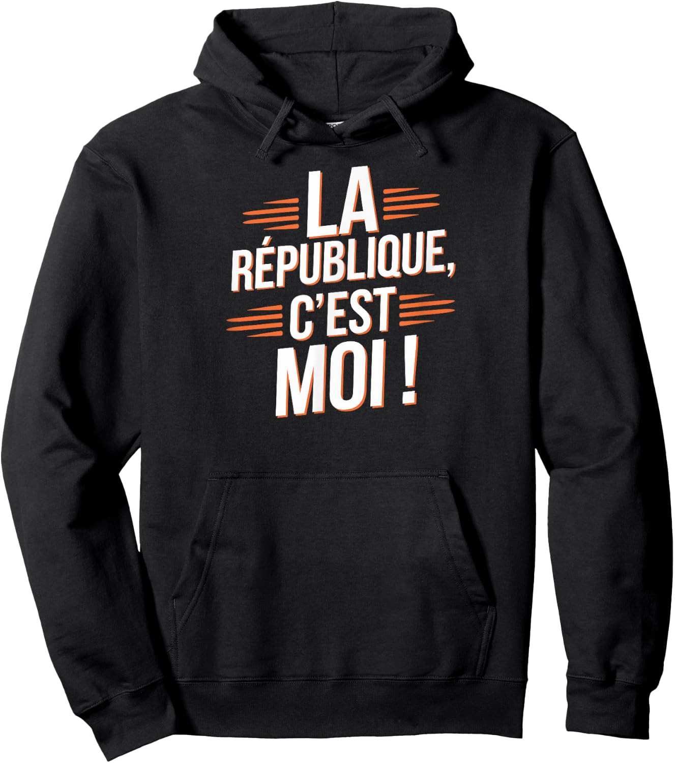 La République c'est moi , Black, S Hoodie - Hoodie | Black