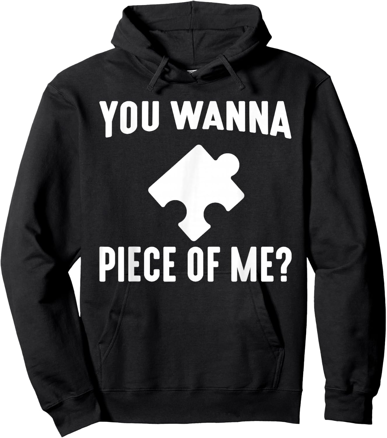 Jigsaw Puzzle Master Puzzle King Queen You Wanna Piece of Me Hoodie - Hoodie | Black