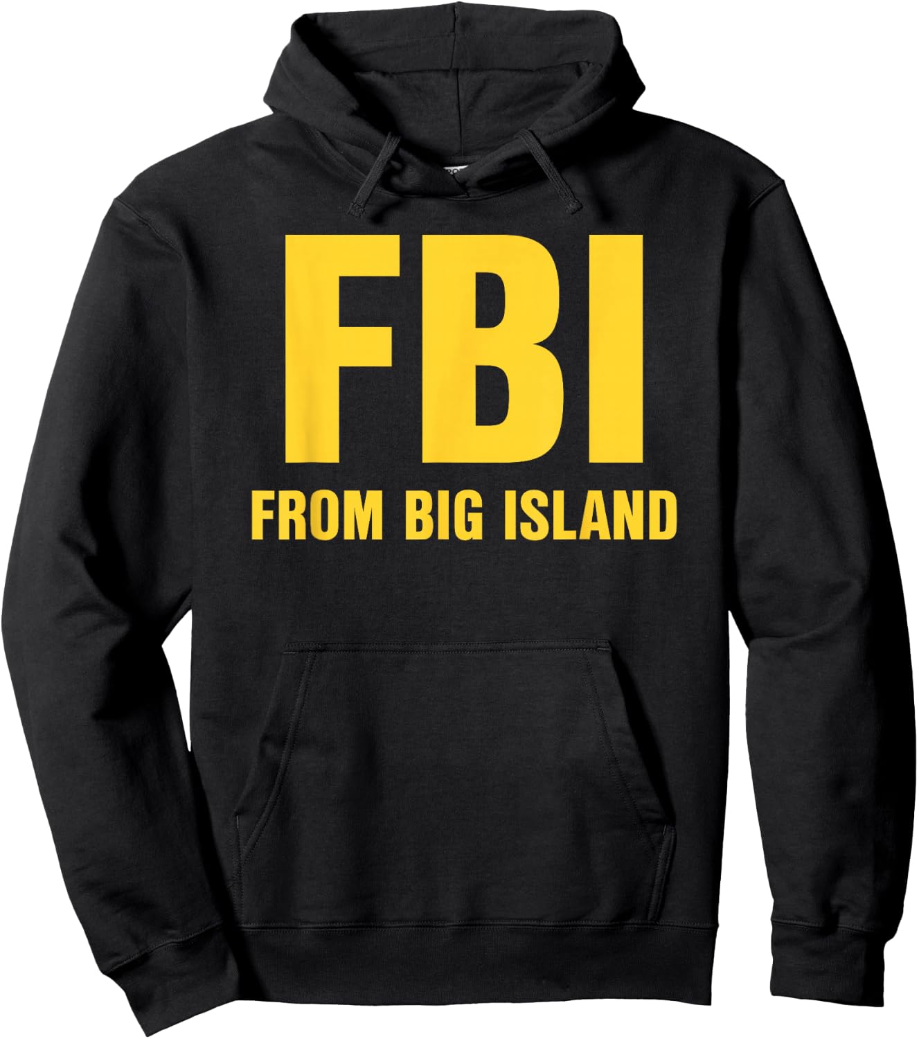 FBI From Big Island Local Hawaiian Roots Hoodie - Hoodie | Black