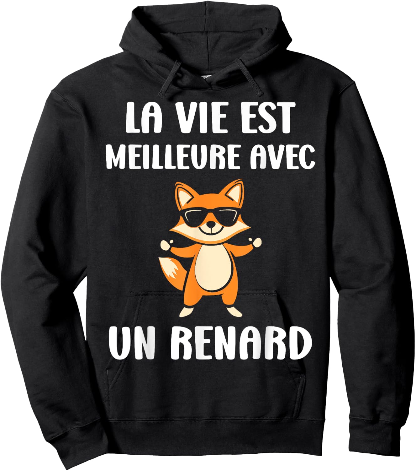 Little Cute Foxes Life Is Better With A Fox Hoodie - Hoodie | Black