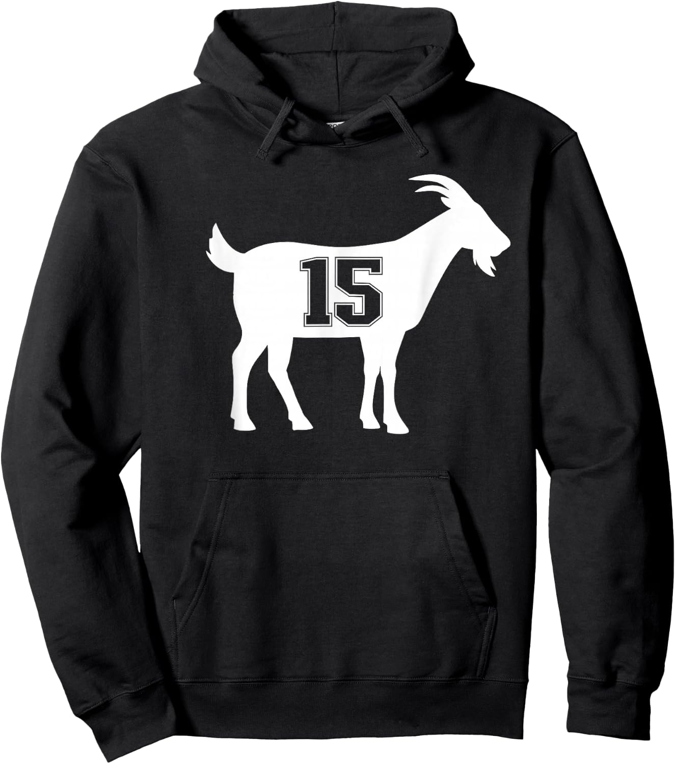 Goat 15 G.O.A.T. Number Sixteen Goat Hoodie - Hoodie | Black
