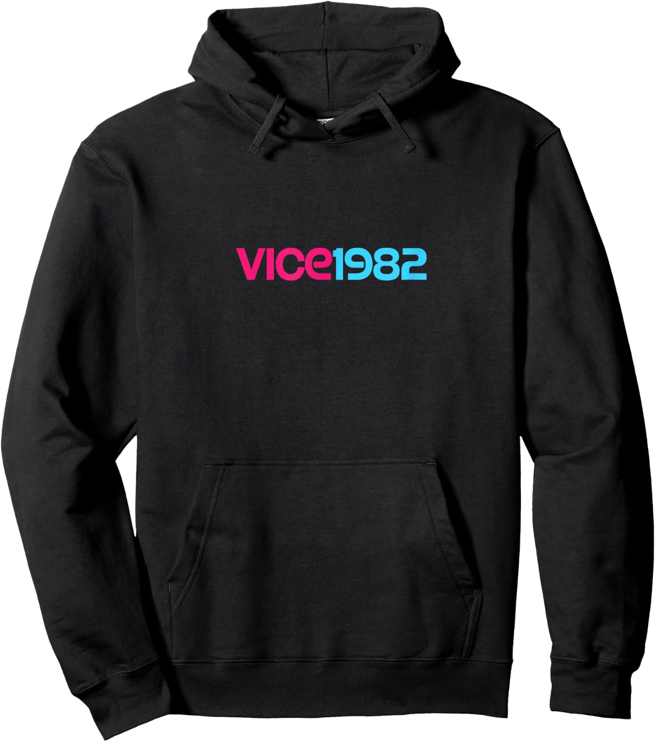 Vice1982: Miami Retro 1980er Hoodie - Hoodie | Black