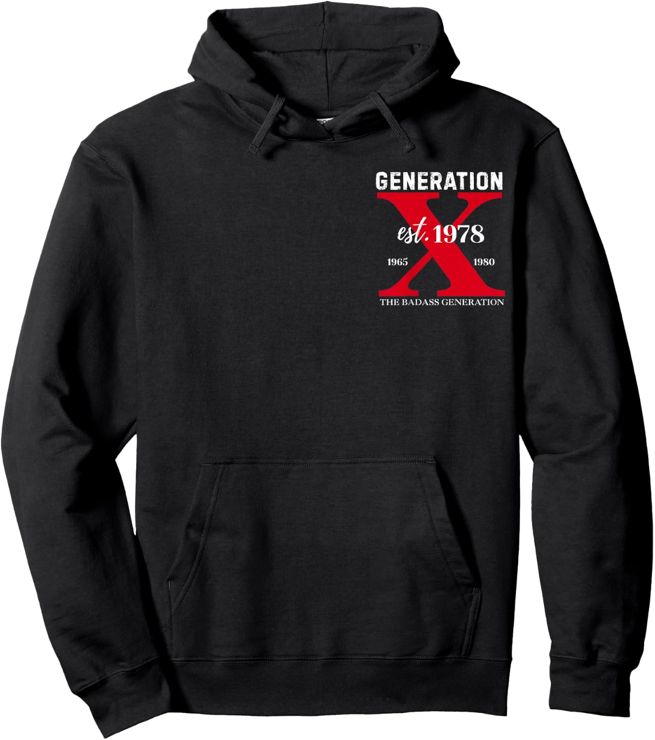 Gen X 1978 Bevor du geboren wurdest, war Sissie Totenkopf Hoodie - Hoodie | Black