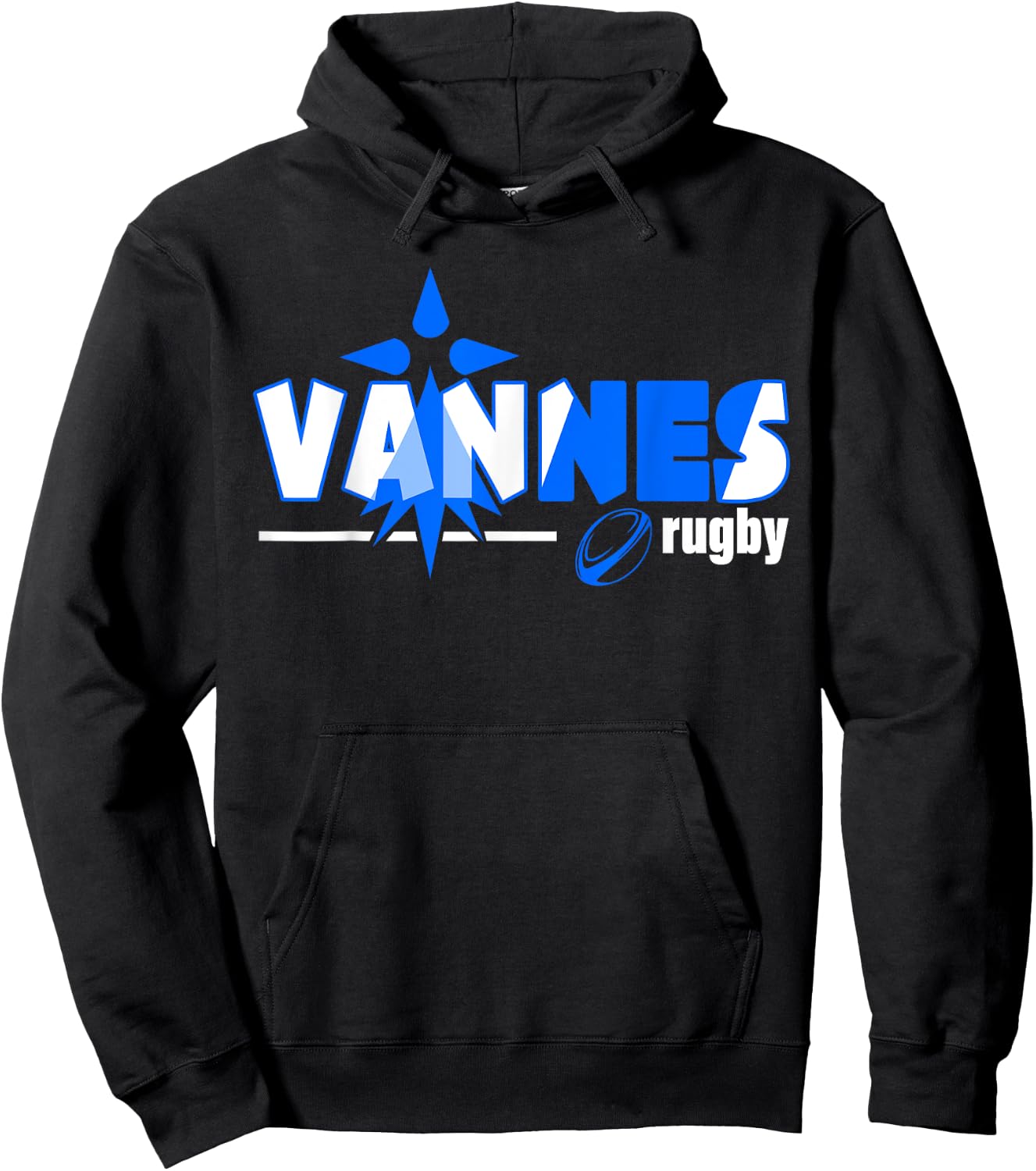 Rugby Valves Heritage Breton Supporter Man Woman Child , Black, S Hoodie - Hoodie | Black