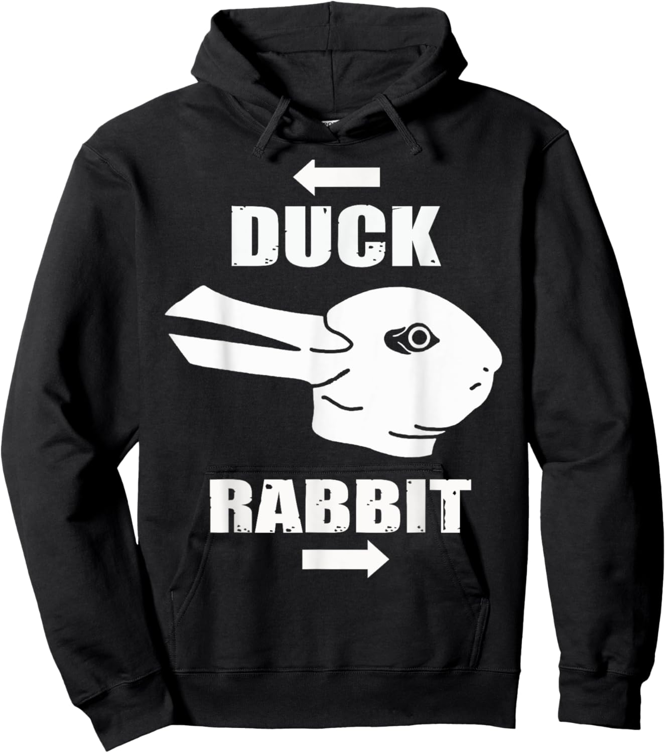 Wittgensteins Rabbit Duck Illusion Math Geek Physics Nerd Hoodie - Hoodie | Black