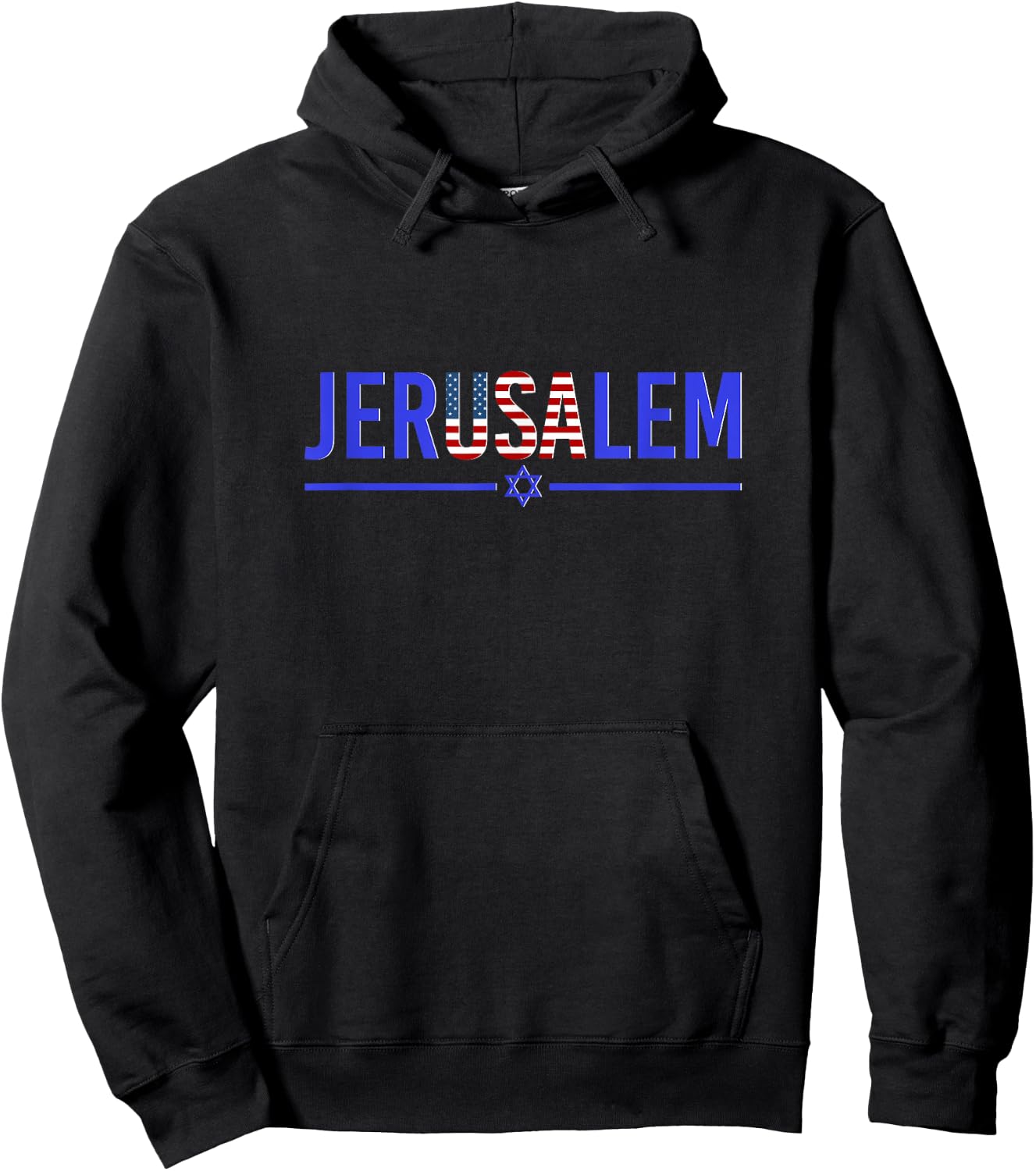 JerUSAlem Israel Hoodie - Hoodie | Black