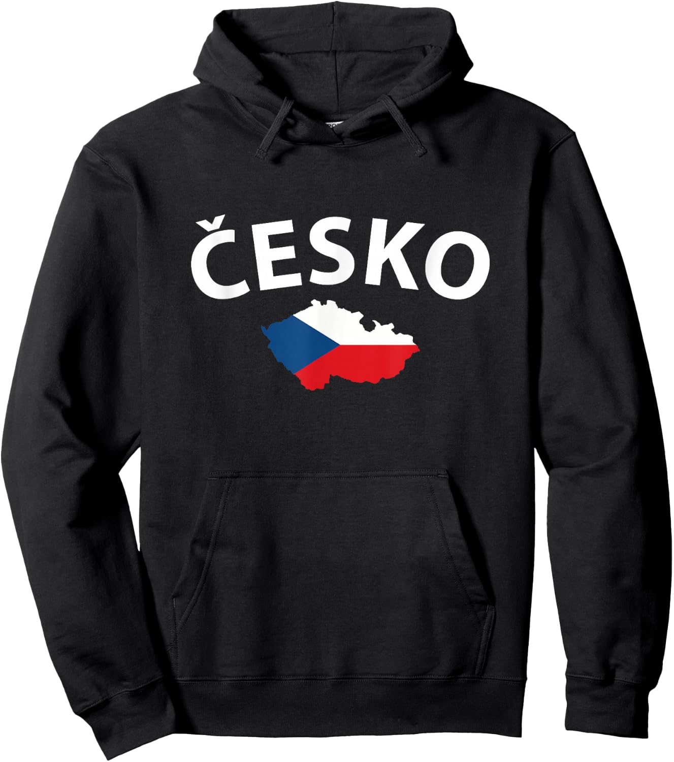 Cesko Karte Tschechien Tschechische Flagge Tscheche Hoodie - Hoodie | Black