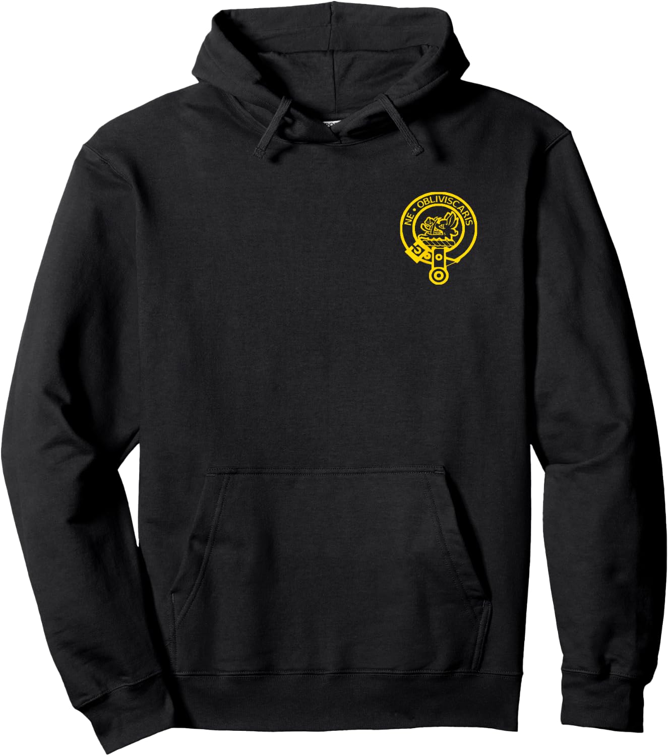 Clan Campbell Modern Badge Pocket Hoodie - Hoodie | Black