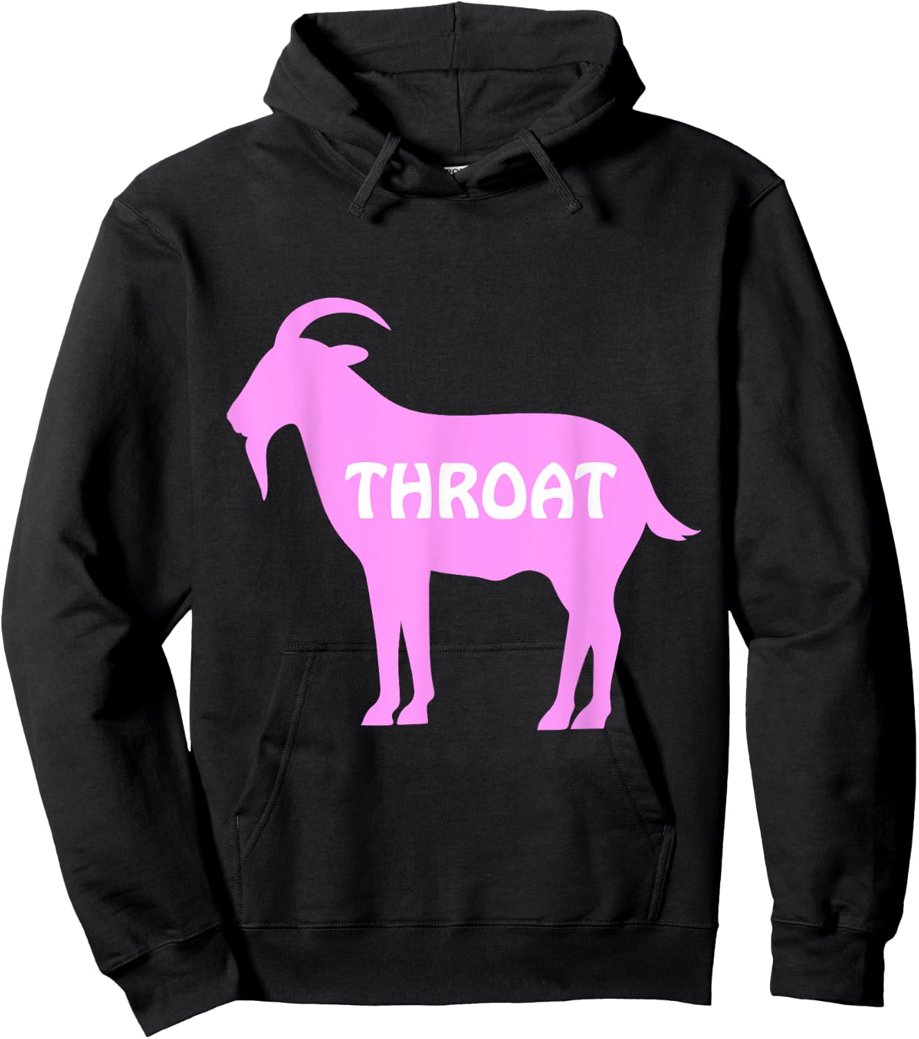Funny Throat Goat - Adult Humor Costume Hoodie - Hoodie | Black