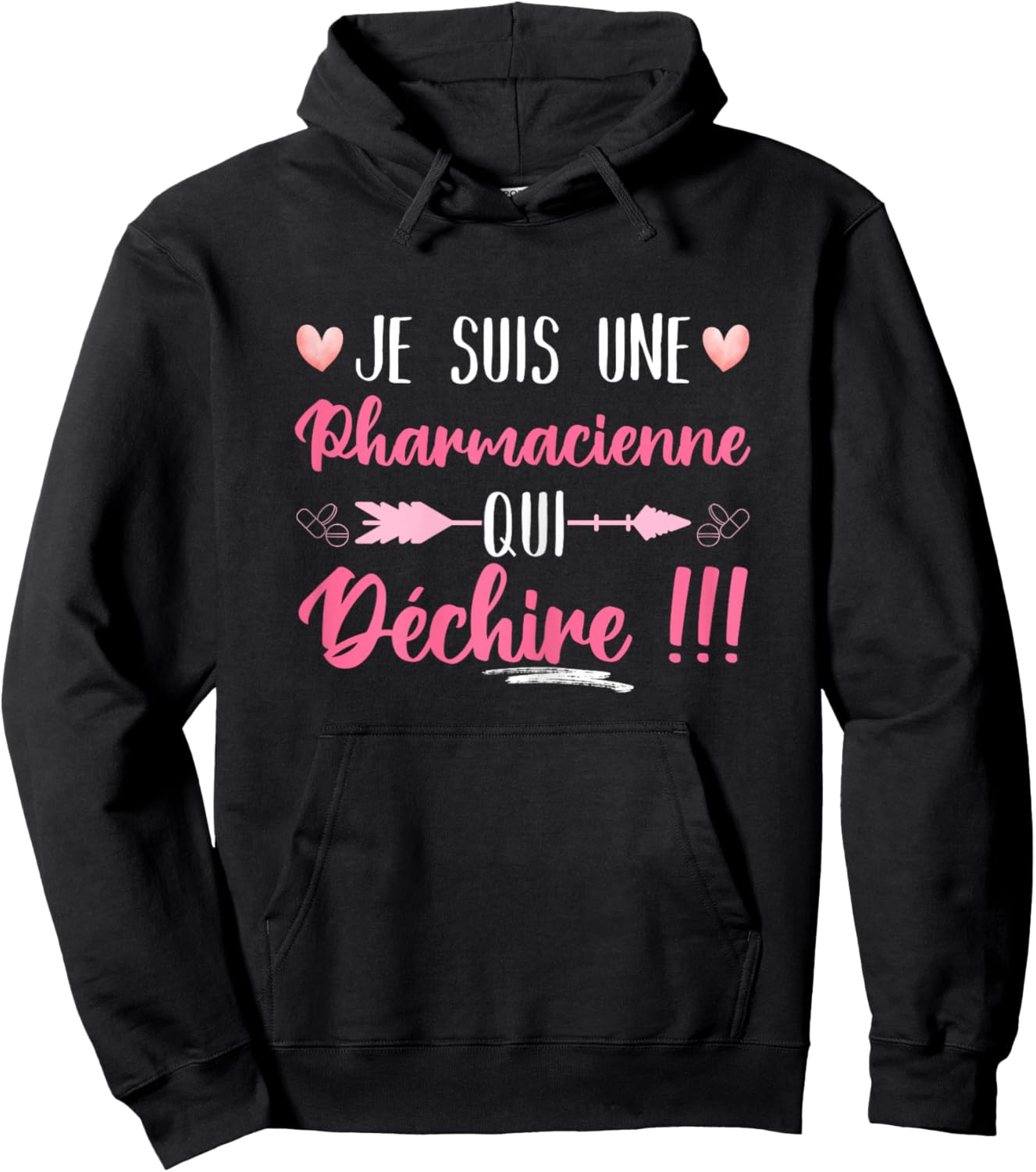 I Am A Pharmacist Who Tears Humor Pharmacy Gift Hoodie - Hoodie | Black