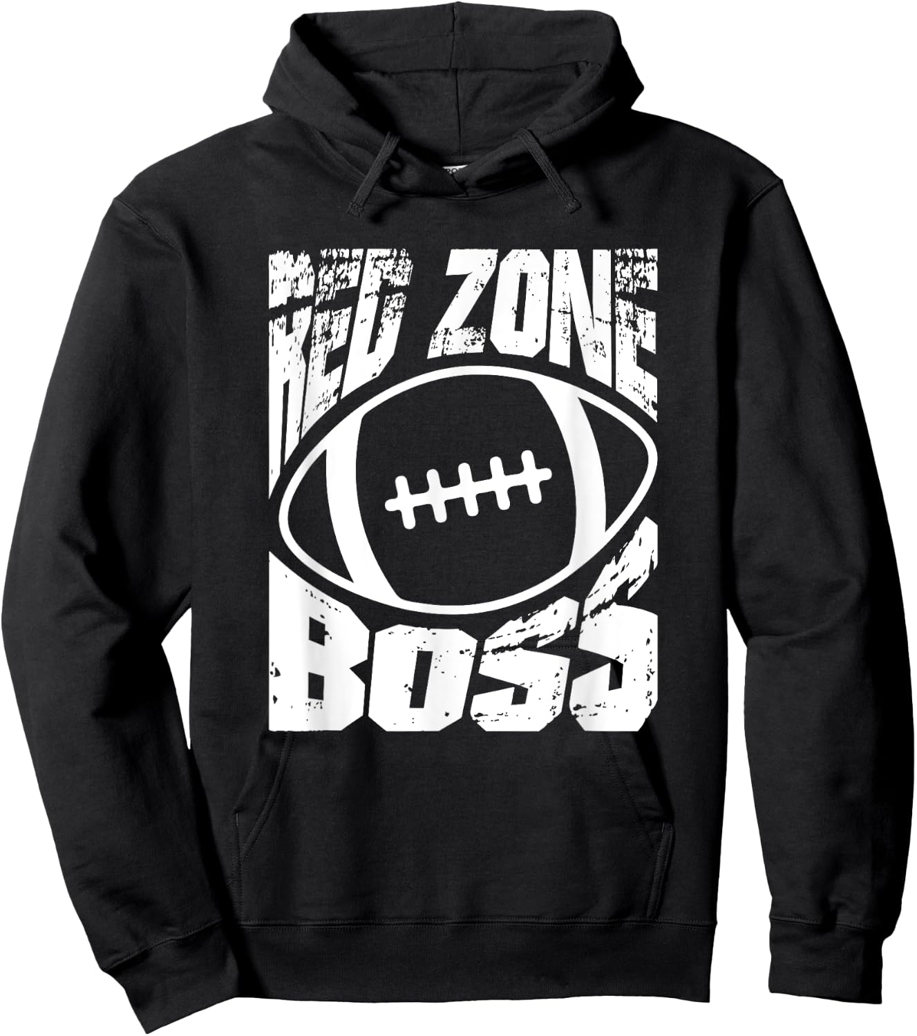 American Football Red Zone Boss Sports Hoodie - Hoodie | Black