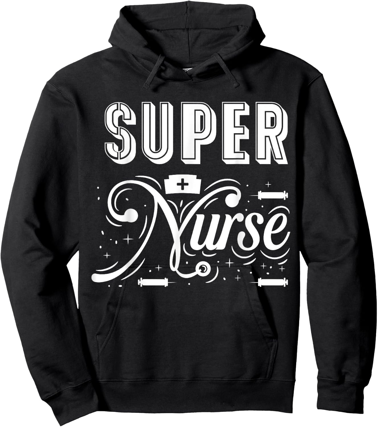 Super Nurse Hoodie - Hoodie | Black