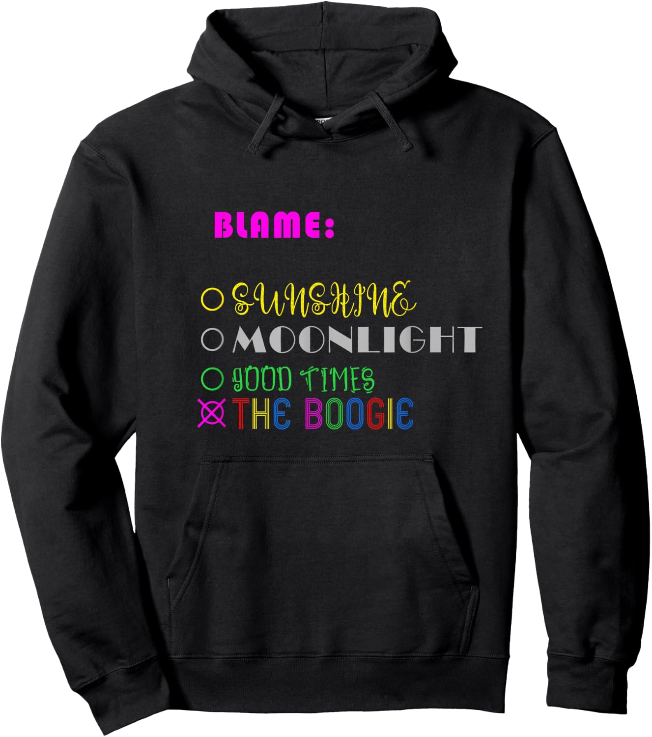 Dont Blame It On The Sunshine Men Women Girls Kids Hoodie - Hoodie | Black
