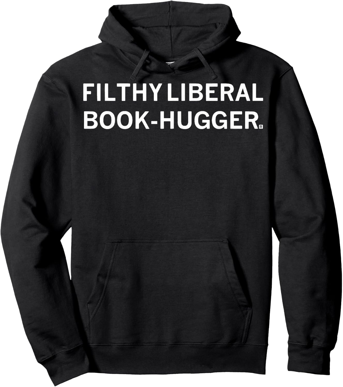 Filthy Liberal Book -Hugger Hoodie - Hoodie | Black