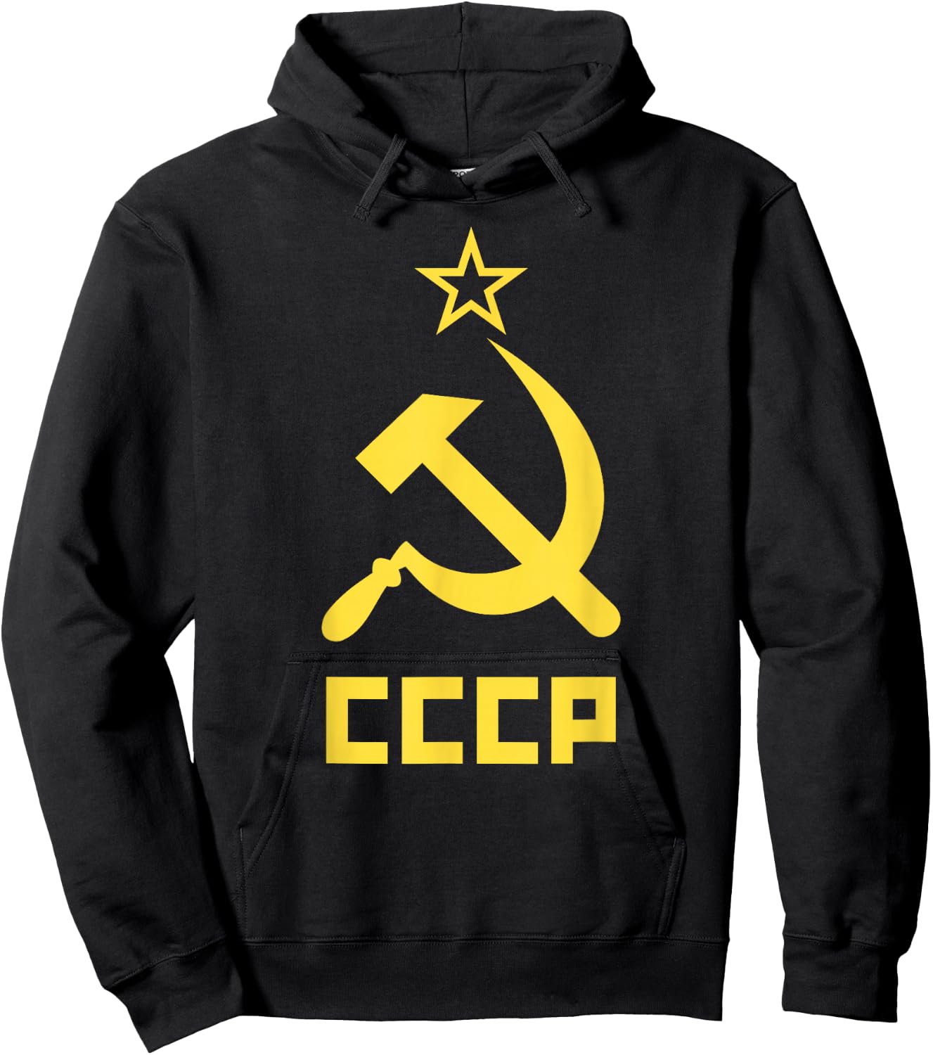 Communist Costume USSR CCCP Hammer & Sickle Red Hoodie - Hoodie | Black