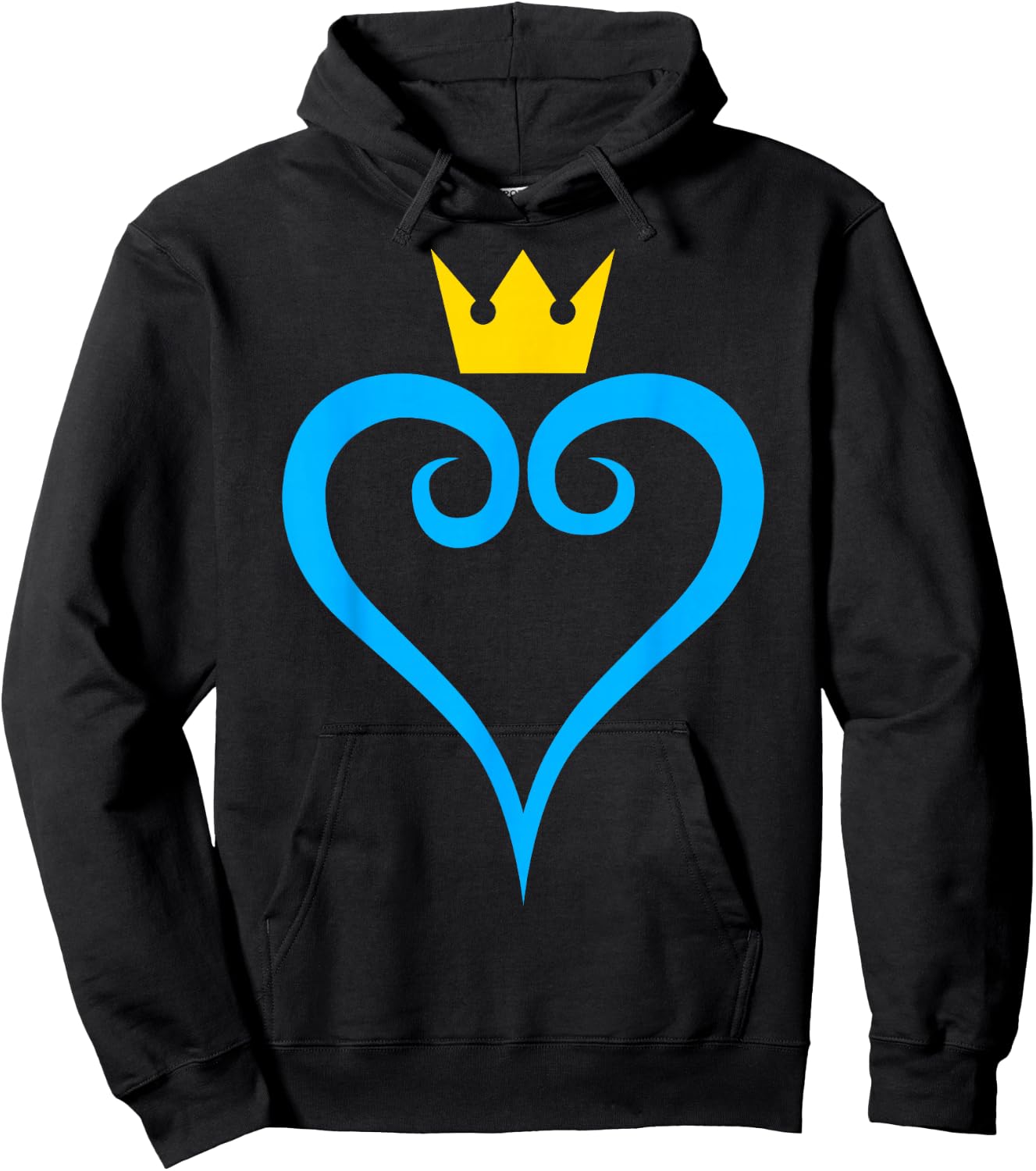 Disney Kingdom Hearts Heart Symbol Hoodie - Hoodie | Black