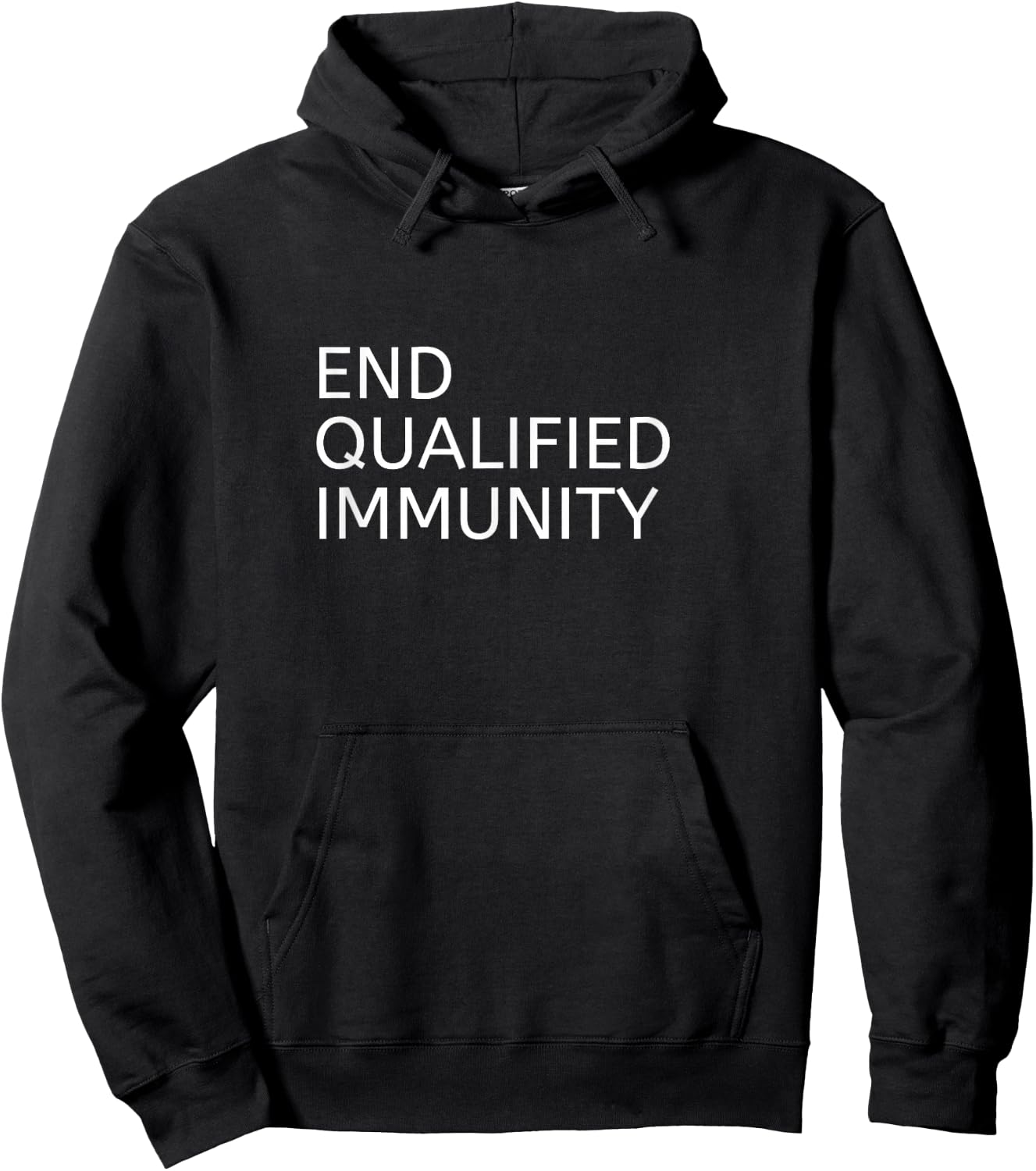 End Qualified Immunity Police Reform Hoodie - Hoodie | Black