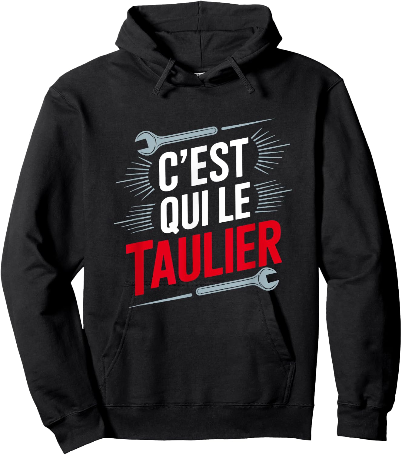 Who is the Taulier, Who is the Boss, Who is the Chef , Black, S Hoodie - Hoodie | Black