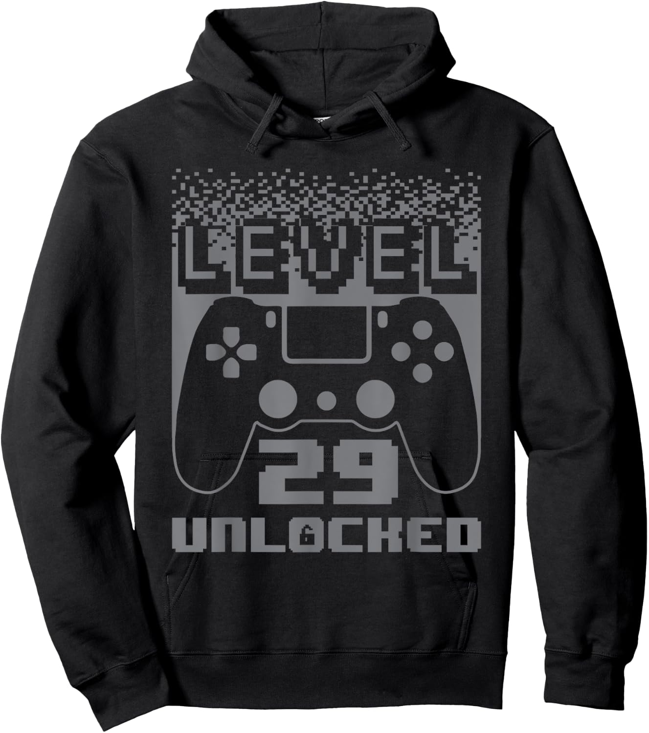 29th Birthday Level 29 Unlocked Gamer 29 Year Old Hoodie - Hoodie | Black