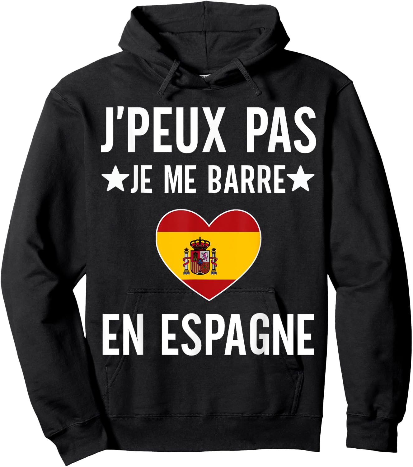 I can not I bar in spain gift travel spanish Hoodie - Hoodie | Black