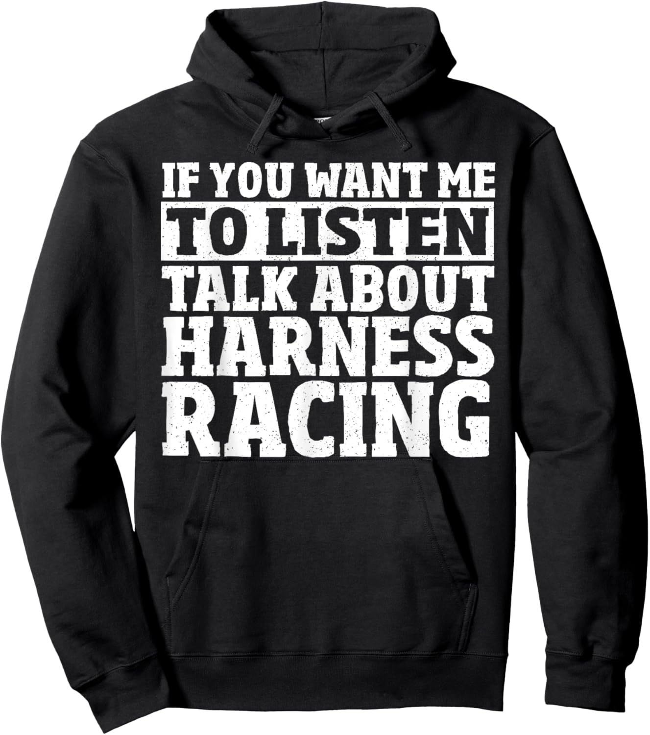 Horse Racing Bracket Racing Jockey Rider Harness Racing Hoodie - Hoodie | Black