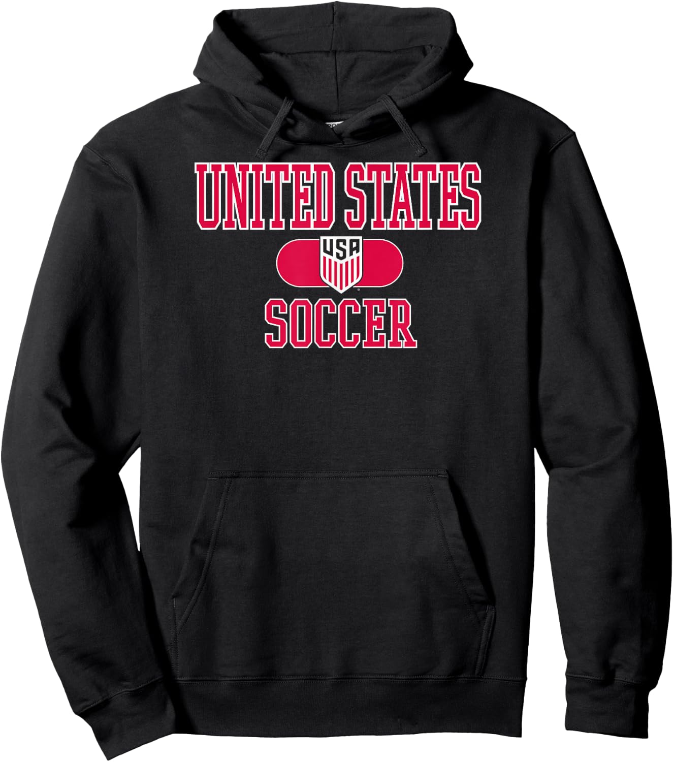 United States Soccer Varsity Navy USMNT Officially Licensed Hoodie - Hoodie | Black