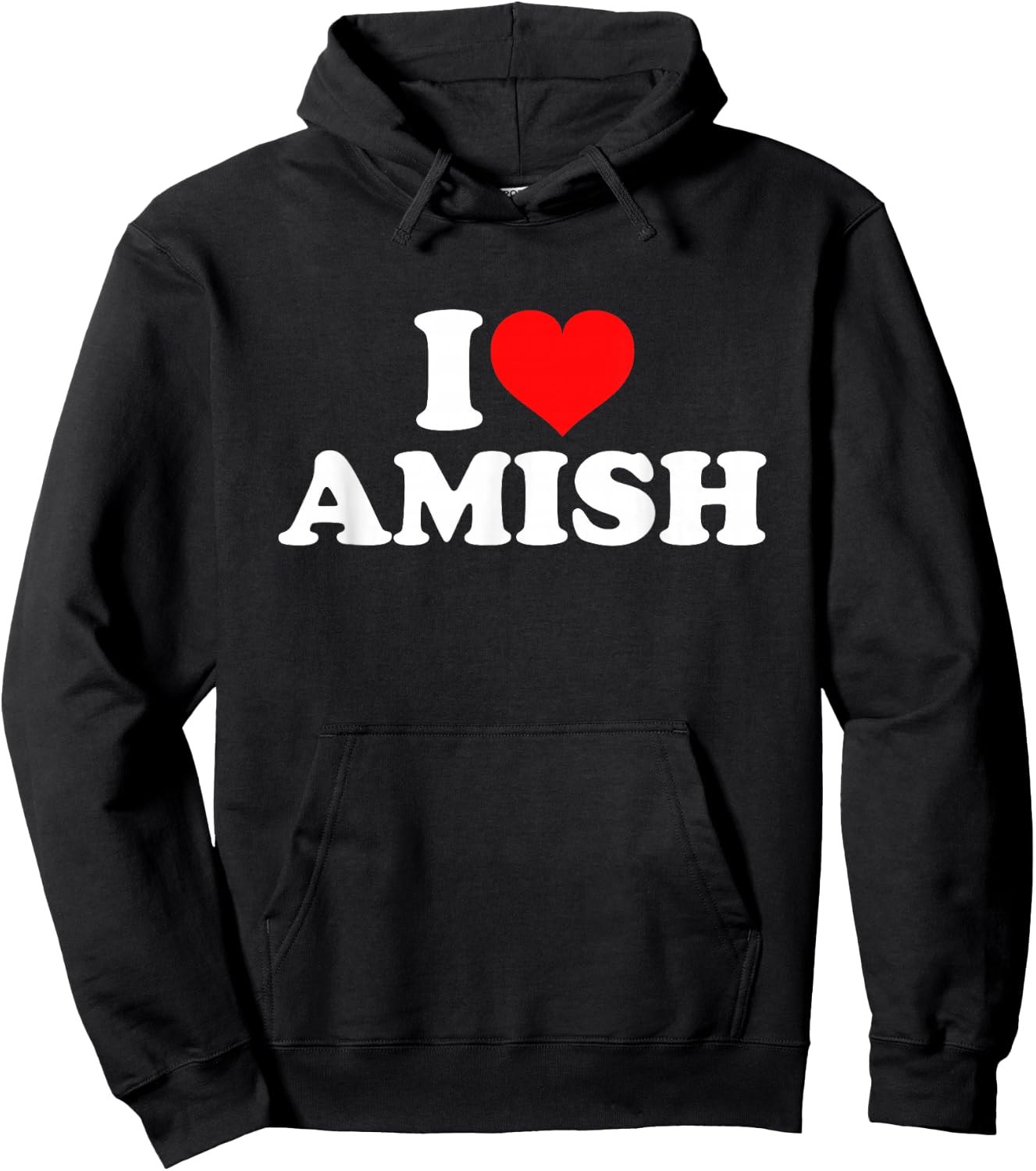 I Love Amish Hoodie - Hoodie | Black
