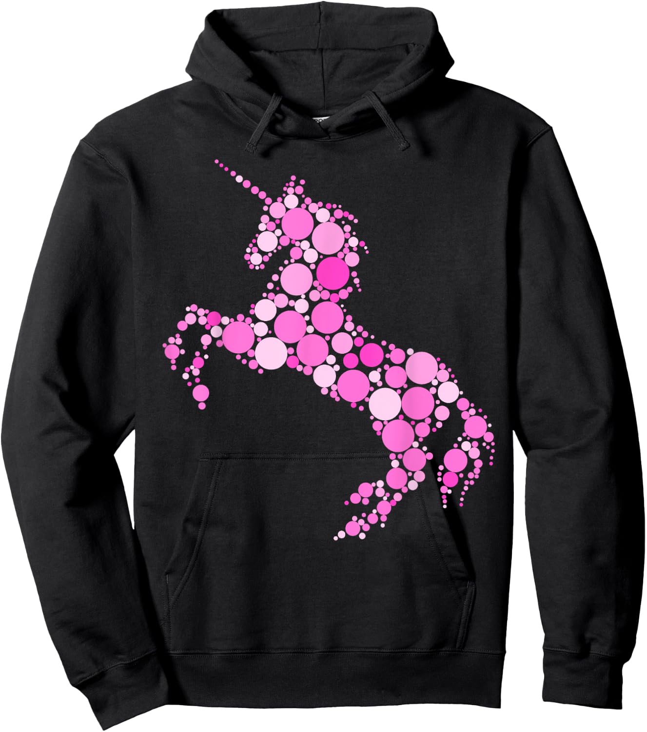 Unicorn Dot Day International Dot Day Polka Dot kids Hoodie - Hoodie | Black