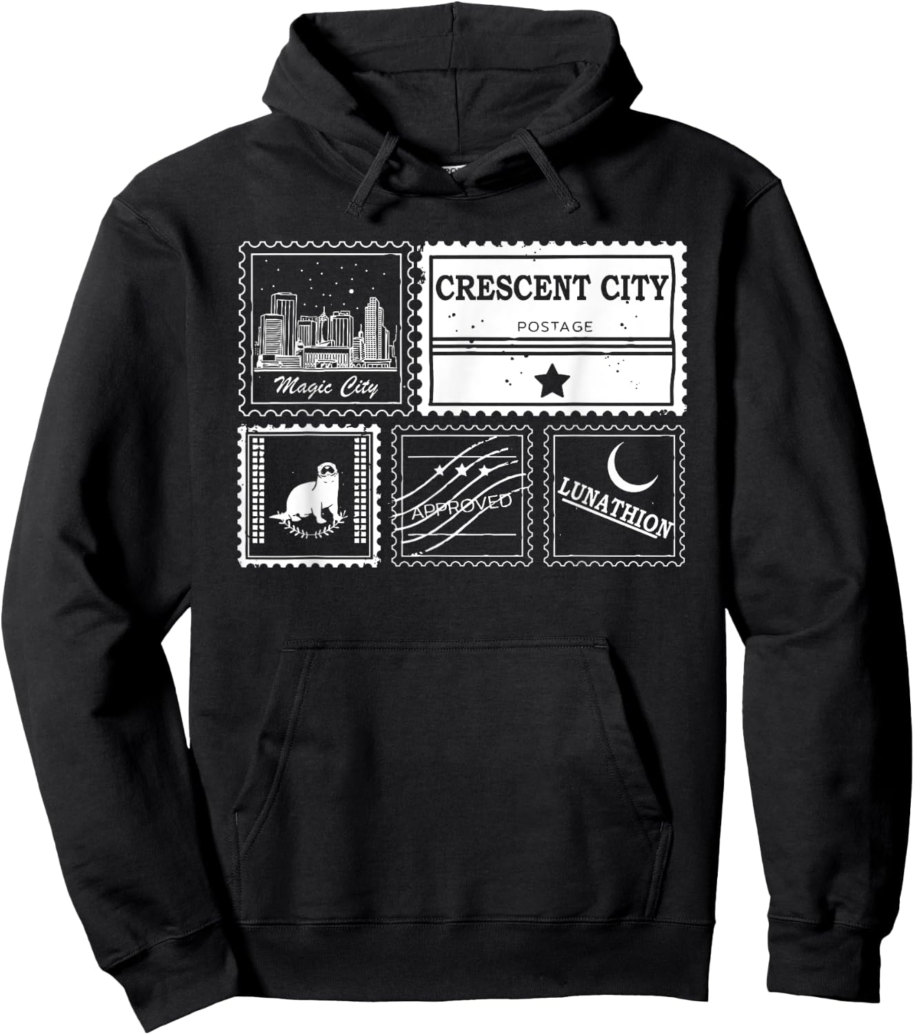 Crescent City Postal Service, Funny Crescent City Otter Hoodie - Hoodie | Black
