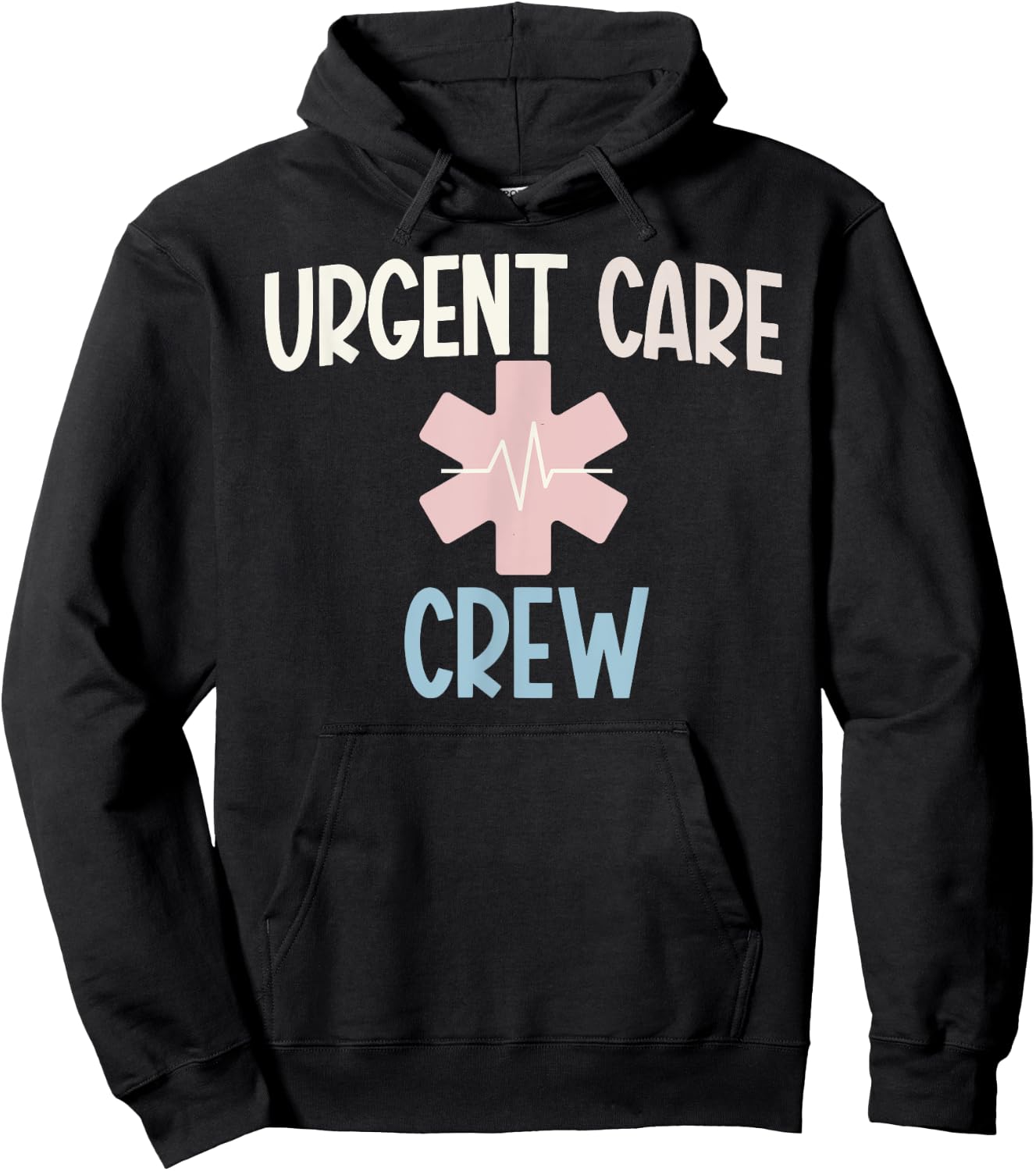 Urgent Care Crew Urgent Care Department Urgent Care Nurse Hoodie - Hoodie | Black