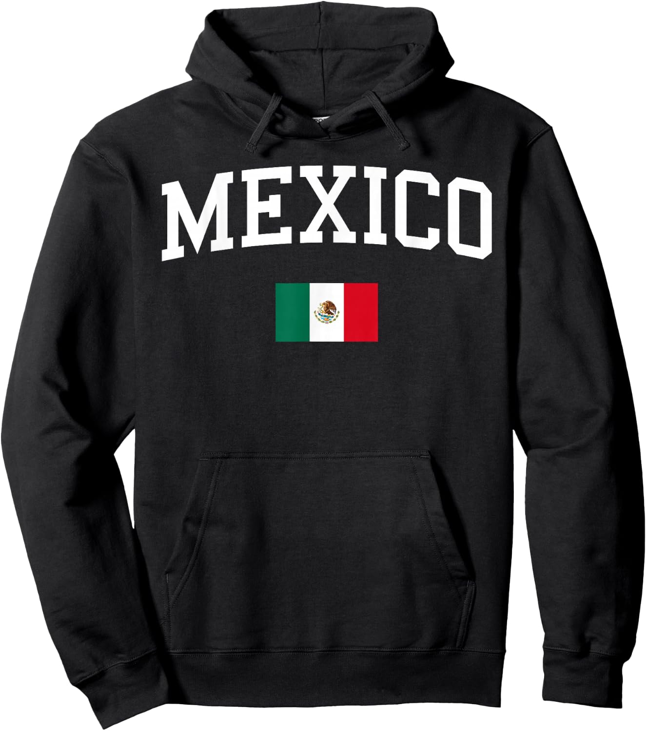 Drapeau Mexicain pour Hommes, Femmes, Enfants Hoodie - Hoodie | Black